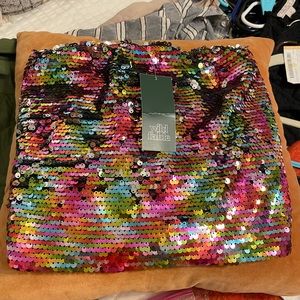 NWT sequin Wild Fable strapless